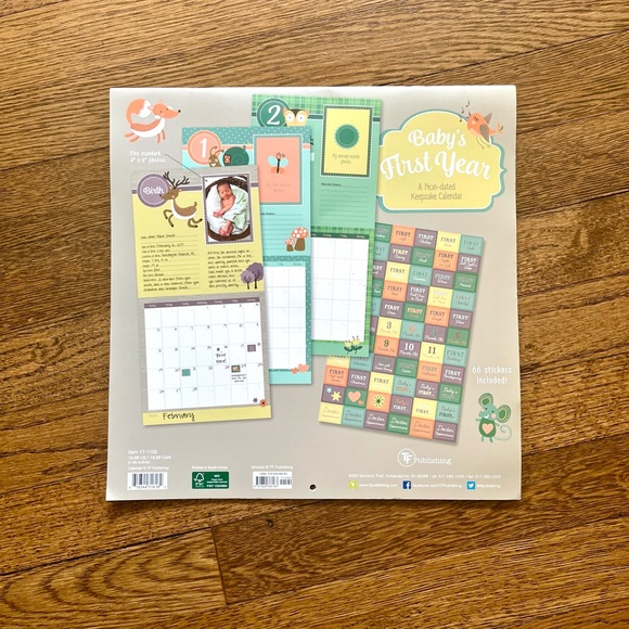 Baby’s First Year Calendar - Non Dated - Picture 2 of 5